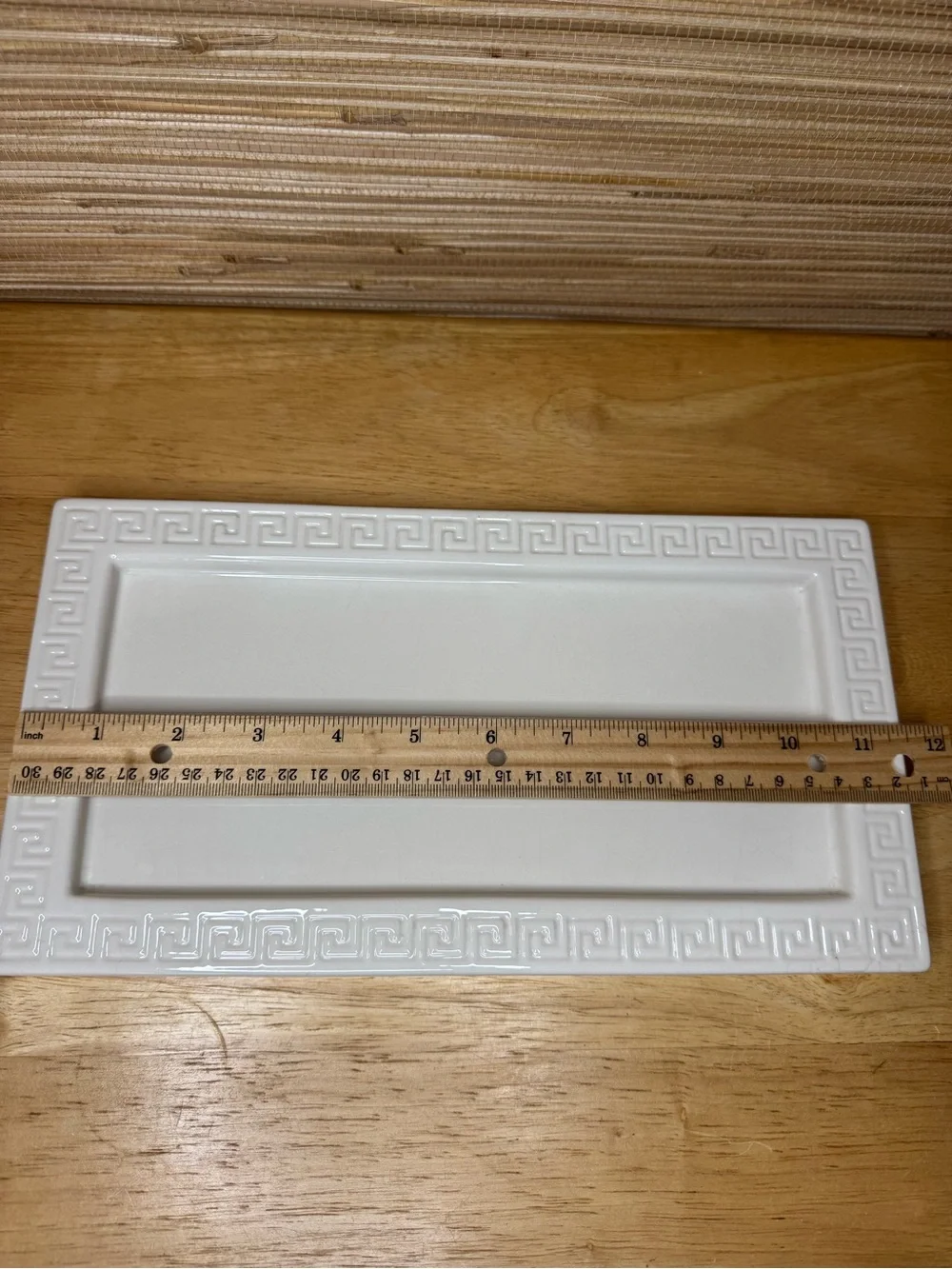 Jonathan Adler Happy Home Greek Key Ceramic Tray